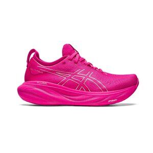 Asics Gel Nimbus 25 in Pink Rave/Pure Silver, Size 8.5